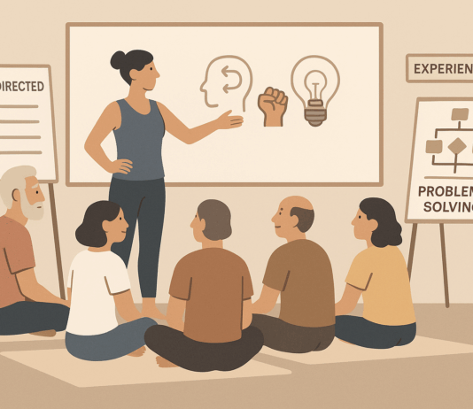 성인학습 이론 ‘안드라고지’, 건강·피트니스 교육 현장에 확산…자기주도·경험중심 학습 부각 이미지 AI 제작